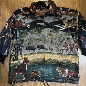 Vintage Dog Full Zip Jacket